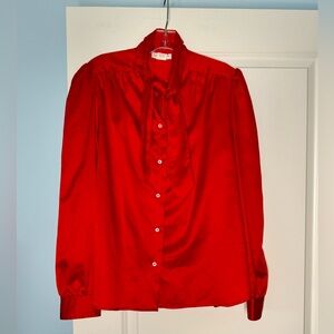 🍓6/$15🍓 Evan Picone Red Button Down Top